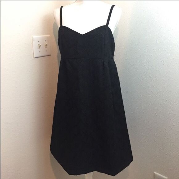 What Goes Around Comes Around Black Textured Dress - Picture 1 of 8